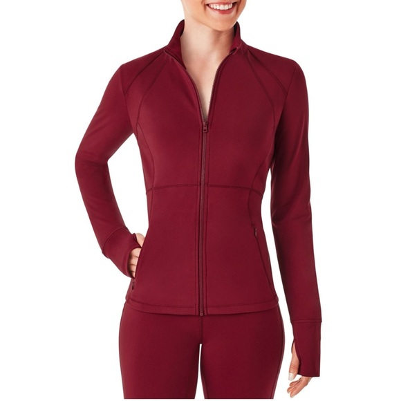 Members Mark every day extra warm jacket Bordeaux - Picture 1 of 7